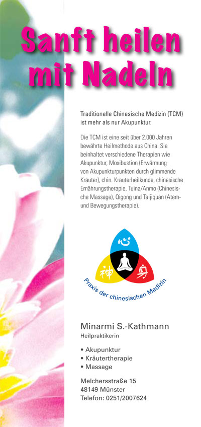 Flyer Chinesische Medizin